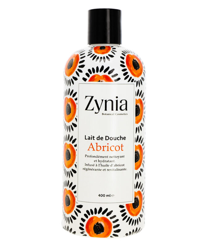 Lait de Douche Abricot Zynia 400ml