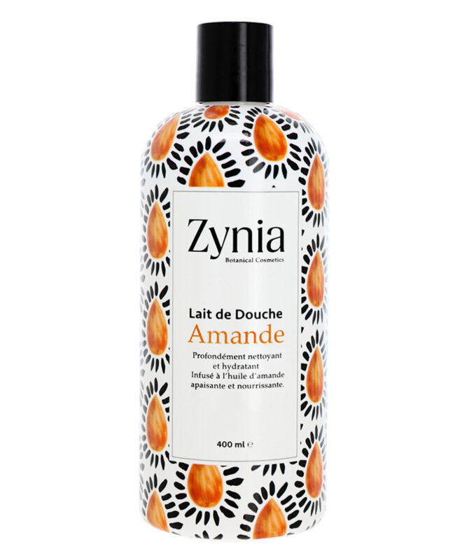 Lait de Douche Amande Zynia 400ml