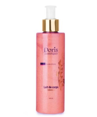 Lait de corps pailleté Florale ambrée - Rosé - 200 Ml