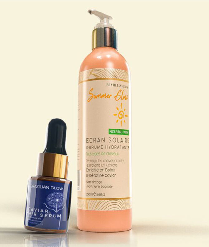 Pack Summer Glow Protection UVA / UVB & Serum caviar