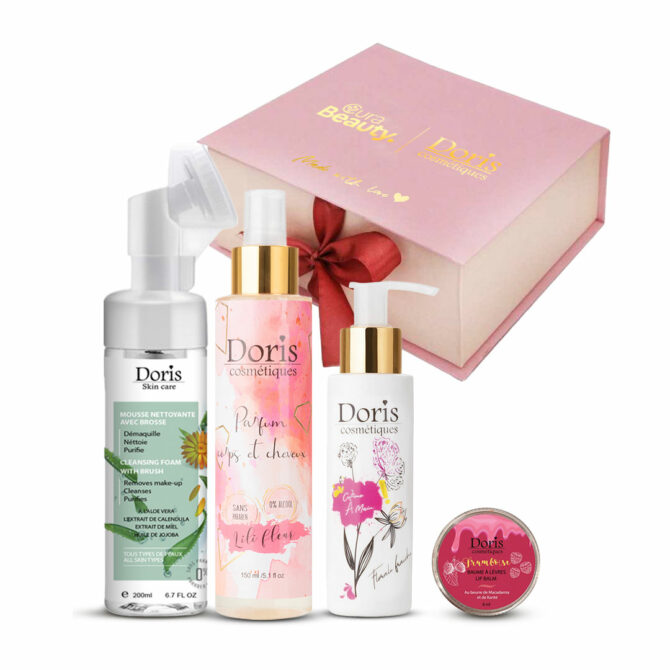 Coffret Rose 4 - Doris cosmétiques