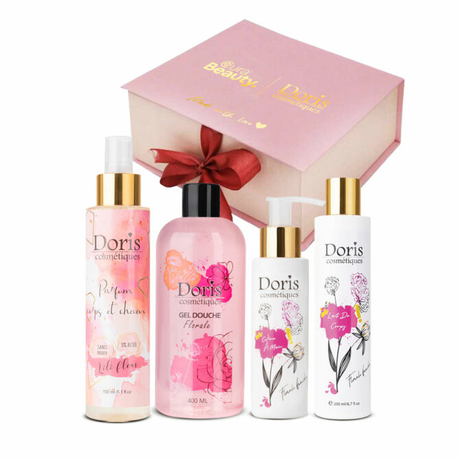 Coffret Rose 4 - Doris cosmétiques