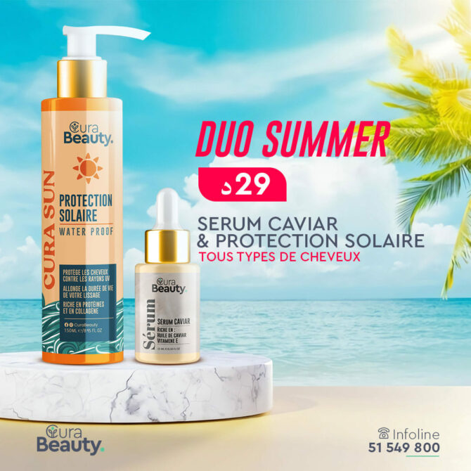 Duo solaire cura beauty