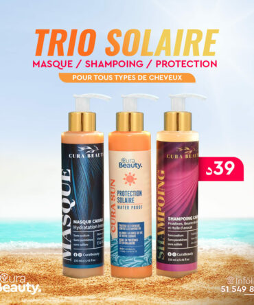 Pack trio solaire cura beauty