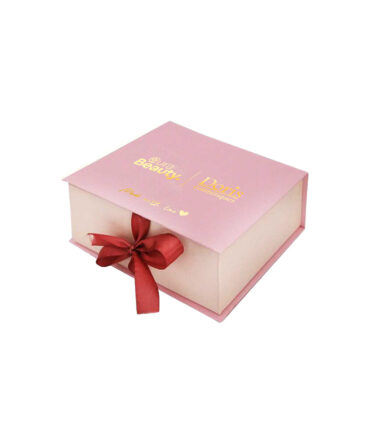 Coffret cadeau rose vide