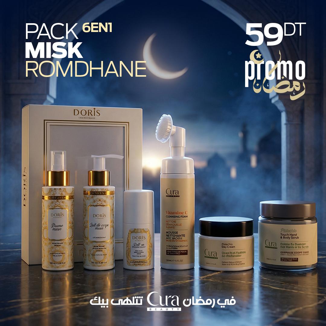 pack mini misk 6en1 ROMDHAN